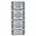 A blister pack labeled PHENOL RED with OSHA hazard warnings, LaMotte TesTabs branding, pH (Phenol Red) Tablets - 6915A, and contact details for Chestertown, MD, USA.